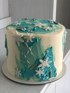 6" snow more Cake