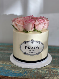 6" Pink Prada Cake
