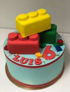 9" Lego Cake