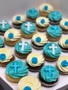 24 Mini Religious Cupcakes
