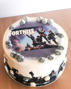 Fortnite Printed Image Cake - Size Options Available