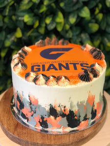 9" Giants Cake