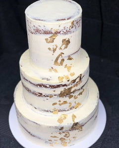 3 Naked Wedding Cake (NO FLOWERS)