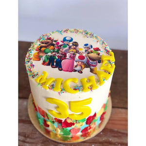 6"inch Super Mario Cake