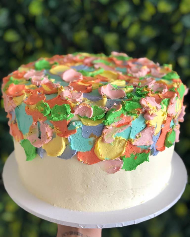 Paint Stroke Cake