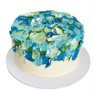 6"inch Blue Van Goh Cake