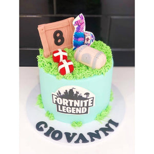 6" 3D Fortnite Cake