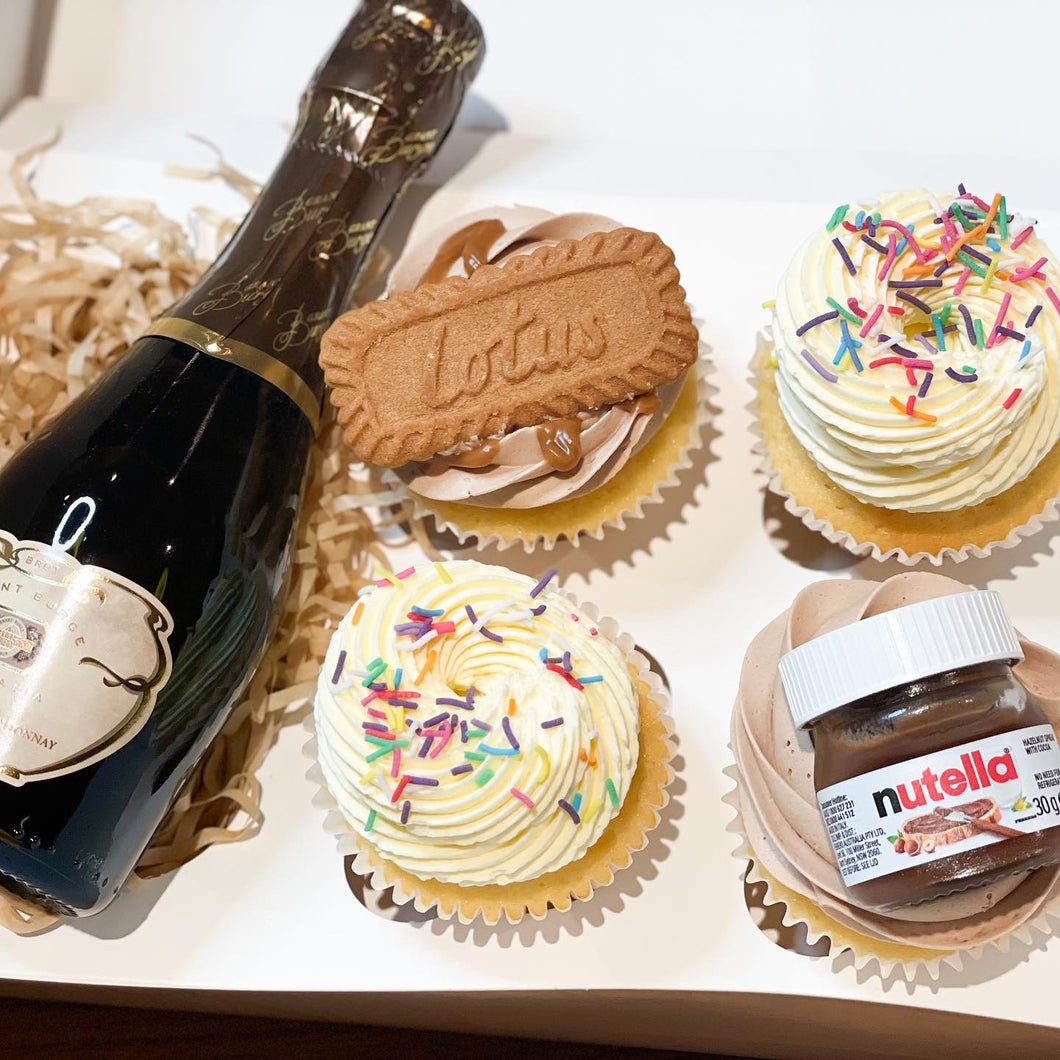 COVID Survival Cupcake Pack - Champagne
