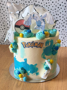 6” Pokemon (Lugia) cake