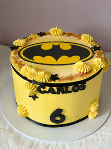 9" Batman Yellow Cake