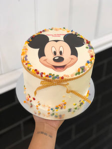 6” Mickey Mouse cake