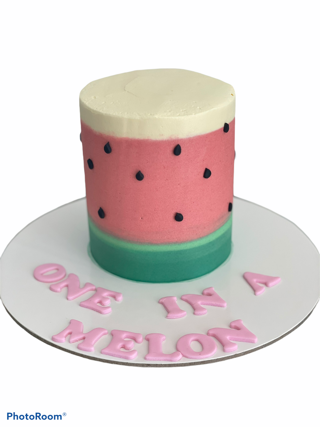 4” One In A Melon cake