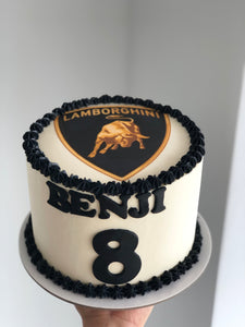 6" Lamborghini Cake