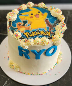 6" Pokemon Image Cake