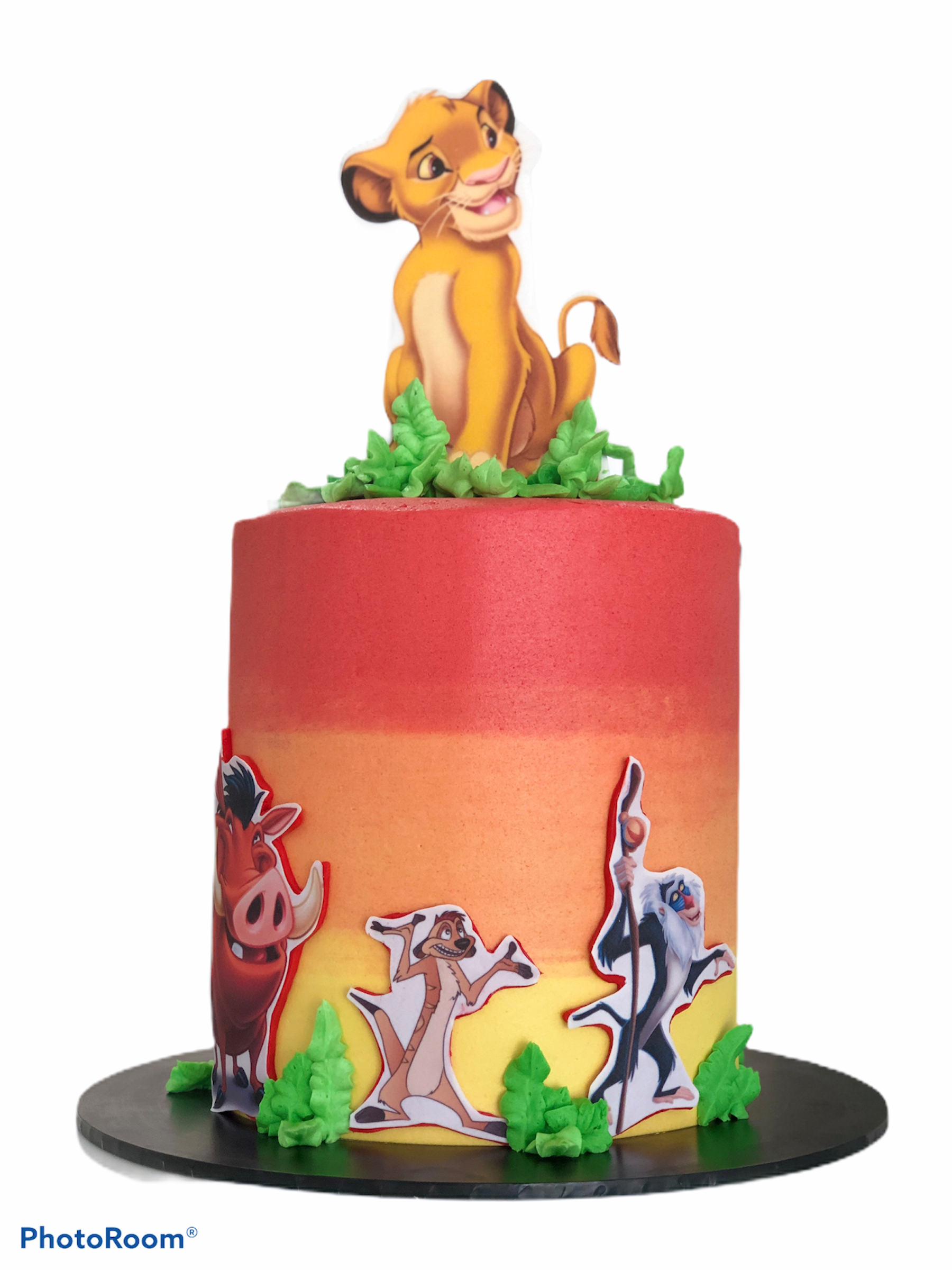 Order Adorable Lion King Themed Fondant Cake Online, Price Rs.3845 |  FlowerAura