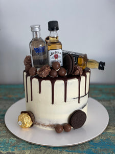 6" Alcoholic cake