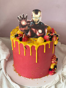 9" Iron Man Cake