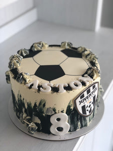 8” Juventus Soccer image cake