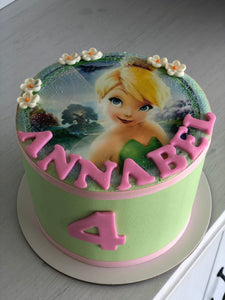 6" Tinkerbelle Image Cake