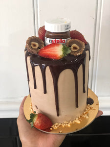 4" Nutella and Strawberry