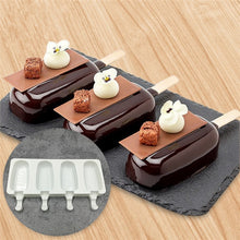 Load image into Gallery viewer, 4 Cell Silicone Ice Cream Mold