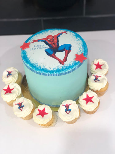 Spiderman Cake & Cupcake Package